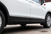 Volkswagen Tiguan 2016–2023 Carmos durvju līstes, nerūsējošais tērauds (komplekts 4 gab.) foto 3