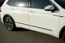 Volkswagen Tiguan 2016–2023 Carmos durvju līstes, nerūsējošais tērauds (komplekts 4 gab.) foto 4