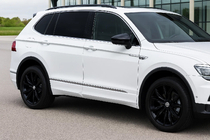 Volkswagen Tiguan 2016–2023 Carmos durvju līstes, nerūsējošais tērauds (komplekts 4 gab.) foto 1