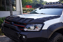 Volkswagen Amarok 2010–2022 Motora pārsega uzliku komplekts DRAGON (3 gab.) foto 2