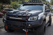 Volkswagen Amarok 2010–2022 Motora pārsega uzliku komplekts DRAGON (3 gab.) foto 1