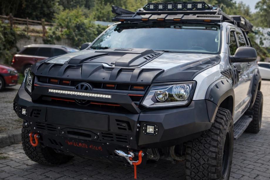 Volkswagen Amarok 2010–2022 Motora pārsega uzliku komplekts DRAGON (3 gab.) Image