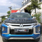 Mitsubishi L200 2015–2024 Motora pārsega uzliku komplekts DRAGON (2019+, 3 gab.) foto 7
