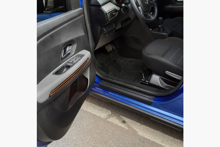 Dacia Sandero 2021– EuroCap durvju sliekšņu uzlikas (4 gab., ABS) Foto 1
