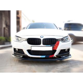 EuroCap priekšējā bampera lūpa (melna, M-Performance) BMW 3. sērija F30/F31 2012–2019 foto 1