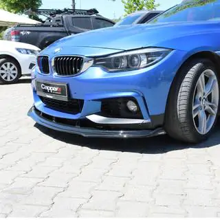 Priekšējā bampera lūpa M-Sport (melna) foto 2