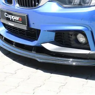Priekšējā bampera lūpa M-Sport (melna) foto 3