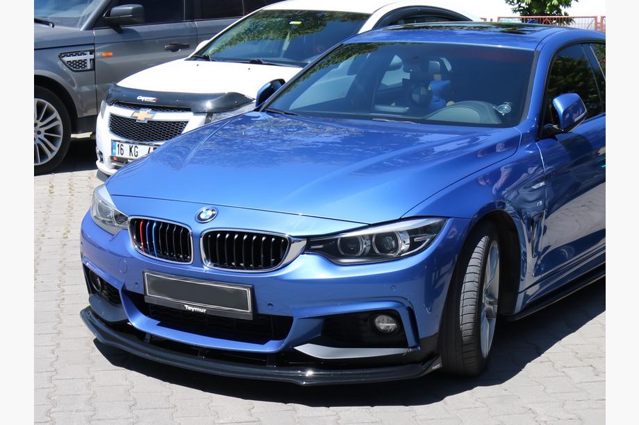 BMW 4 sērija F32/F33/F36 2012–2020 Priekšējā bampera lūpa M-Sport (melna) Image