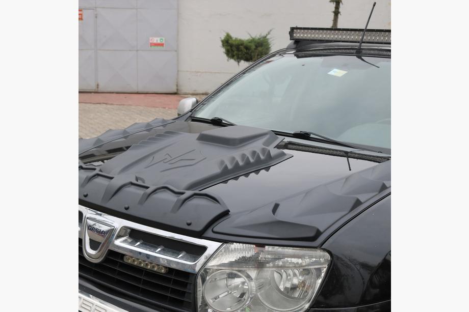 Dacia Duster 2008–2018 Motora pārsega uzlika (ABS) Foto 5
