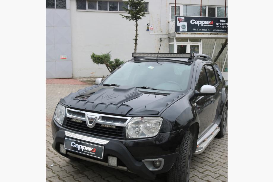 Dacia Duster 2008–2018 Motora pārsega uzlika (ABS) Foto 3