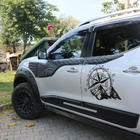 Nissan Navara/NP300 2016– Durvju augšējās līstes (6 gab., ABS) foto 1