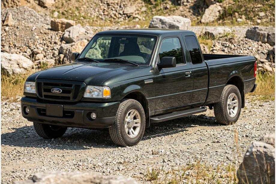 Ford Ranger 2002–2006 Sānu sliekšņi Allmond Black (2 gab., alumīnijs) Image