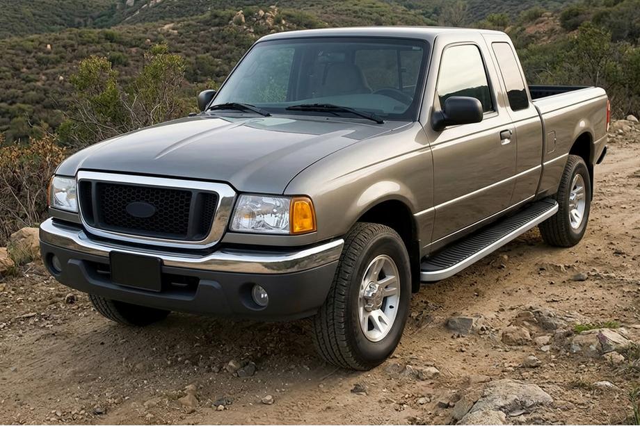 Ford Ranger 2002–2006 Sānu sliekšņi Tayga Grey (2 gab., alumīnijs) Image