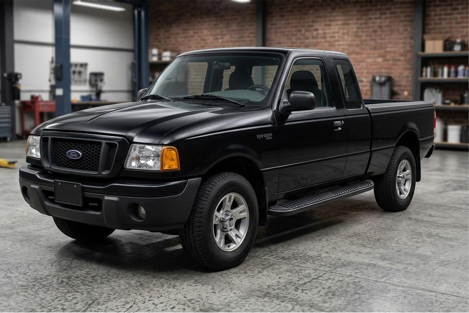 Ford Ranger 2002–2006 Sānu kāpšļi Tayga Black (2 gab., alumīnijs) Image