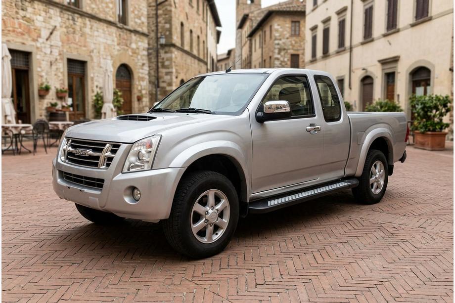 Isuzu D-Max 2002–2011 Sānu sliekšņi Vision New Black (2007-2012, 2 gab., alumīnijs) Image