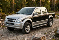 Isuzu D-Max 2002–2011 Tayga Grey sānu sliekšņi/pakāpieni (2007-2012, 2 gab., alumīnijs) foto 1