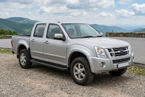 Isuzu D-Max 2002–2011 Sānu sliekšņi Allmond Black (2007-2012, 2 gab., alumīnijs) foto 1