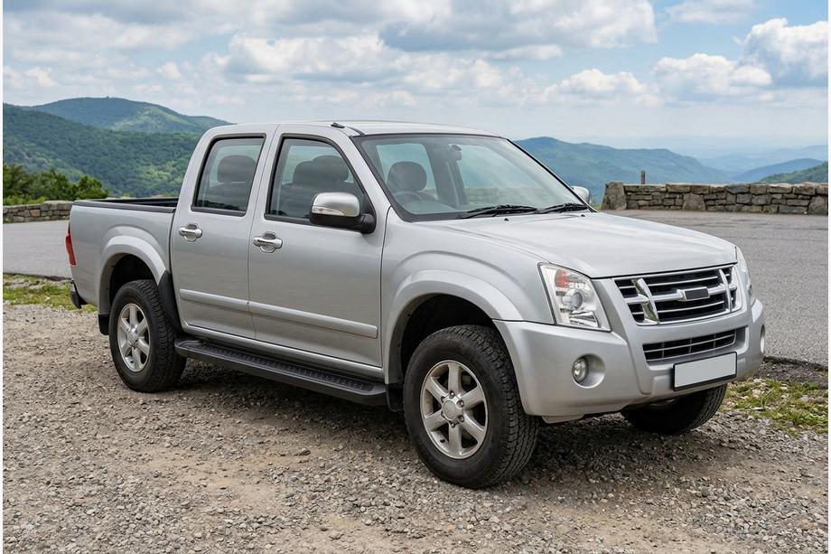 Isuzu D-Max 2002–2011 Sānu sliekšņi Allmond Black (2007-2012, 2 gab., alumīnijs) Image
