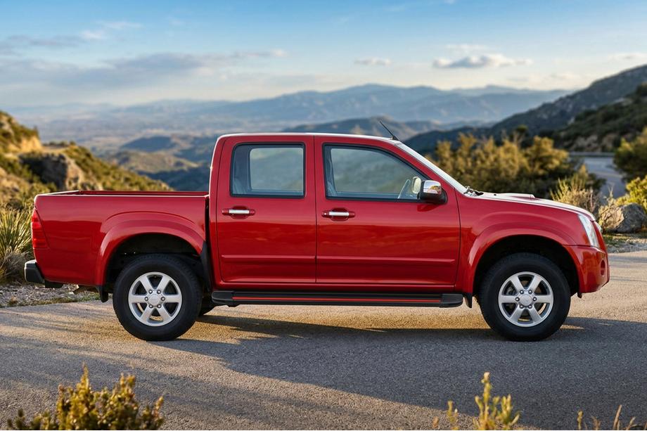Isuzu D-Max 2002–2011 Sānu pakāpieni Maya Red (2007-2012, 2 gab., alumīnijs) Image