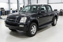 Isuzu D-Max 2002–2011 Sānu pakāpieni Bosphore Black (2007-2012, 2 gab., alumīnijs) foto 1