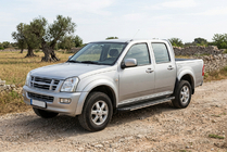 Isuzu D-Max 2002–2011 Bosphore Grey sānu pakāpieni (2007-2012, 2 gab., alumīnijs) foto 1