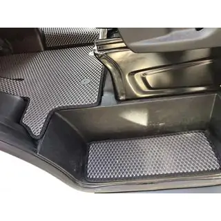 Sliekšņu paklājiņi (3 gab., EVA, melni) Ford Transit 2014– foto 3