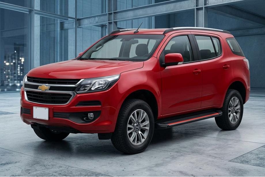 Chevrolet Trailblazer 2012–2019 Sānu pakāpieni Maya Red (2 gab., alumīnijs) Image