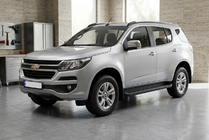 Chevrolet Trailblazer 2012–2019 Sānu sliekšņi Allmond Black (2 gab., alumīnijs) foto 1