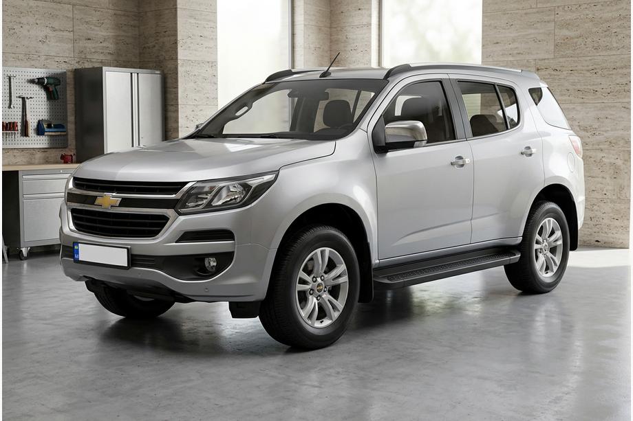 Chevrolet Trailblazer 2012–2019 Sānu sliekšņi Allmond Black (2 gab., alumīnijs) Image