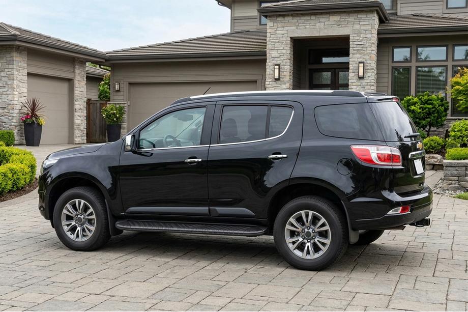 Chevrolet Trailblazer 2012–2019 Sānu pakāpieni Bosphorus Black (2 gab., alumīnijs) Image