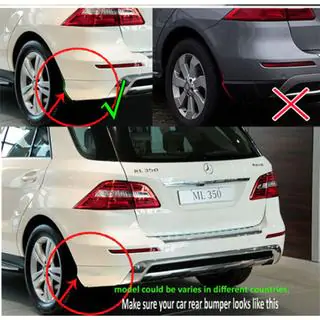 Aizmugurējie dubļusargi ML W166 (AMG buferis) foto 4
