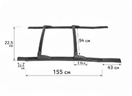 GreatWall Haval/Hover H3 2005–2013 OEM jumta reliņi foto 4