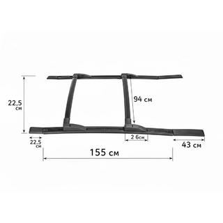 OEM jumta reliņi GreatWall Haval/Hover H3 2005–2013 foto 4