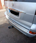 Toyota Land Cruiser Prado 120 2002–2009 Hromēta aizmugurējā bampera uzlika foto 2