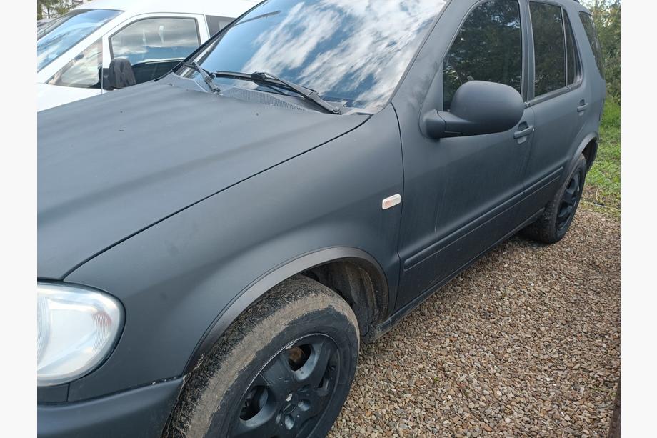 Mercedes ML W163 1997–2005 Arku uzlikas (4 gab., melnas, ABS plastmasa) Foto 1