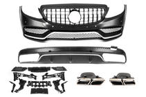 Mercedes C-class W205 2014–2021 Virsbūves komplekts ar difuzoru V1 (AMG C63-designs 2014-2018) foto 1