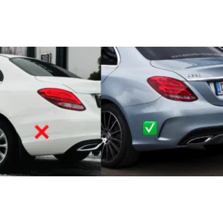 Virsbūves komplekts ar difuzoru V1 (AMG C63-designs 2014-2018) foto 2