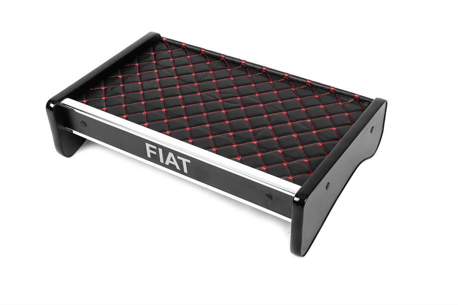 Fiat Ducato 2006–2025 Paneļa plaukts (melns ar sarkanu šuvumu) Image