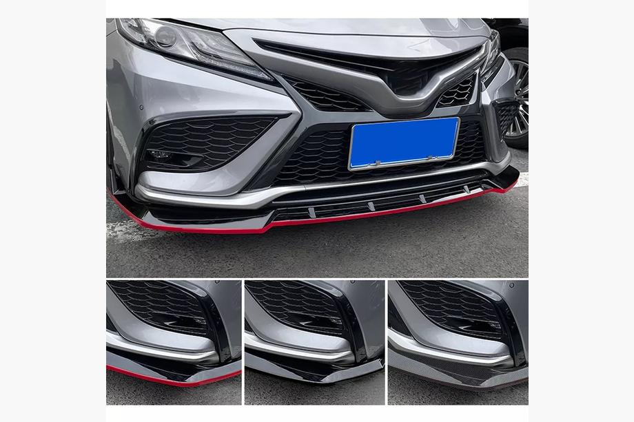 Toyota Camry 2017–2023 Priekšējā bufera lip uzlikas (3 gab.) Image
