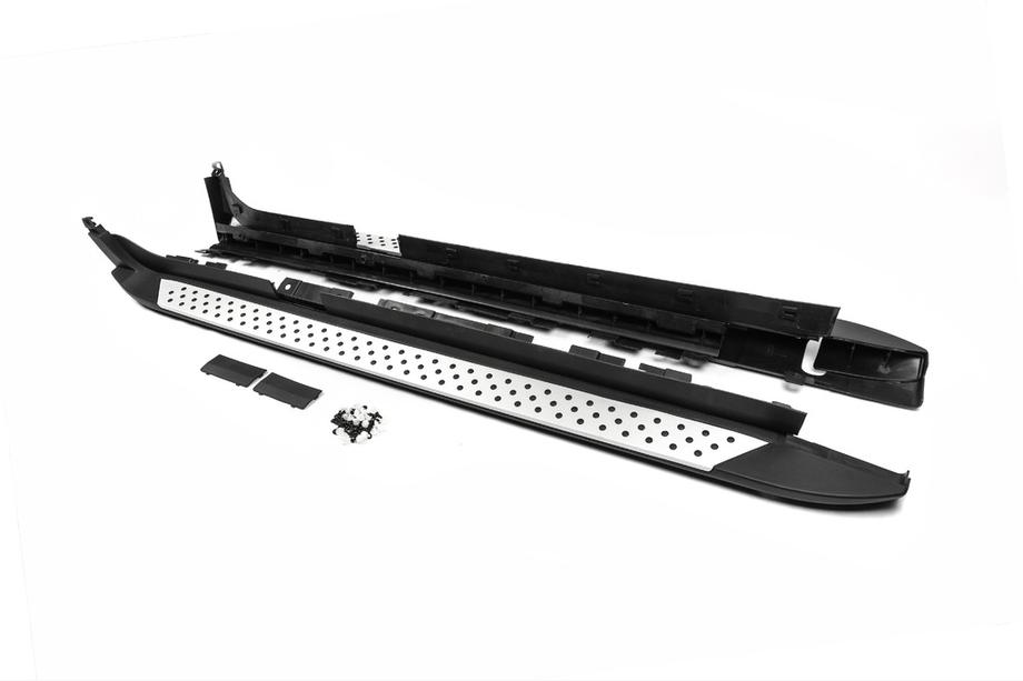 BMW X3 F25 2011–2018 Sānu sliekšņi V3 OEM (2 gab., alumīnijs) Image
