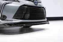 Toyota Corolla 2019– Priekšējā bampera lūpa V1 (melna) foto 1