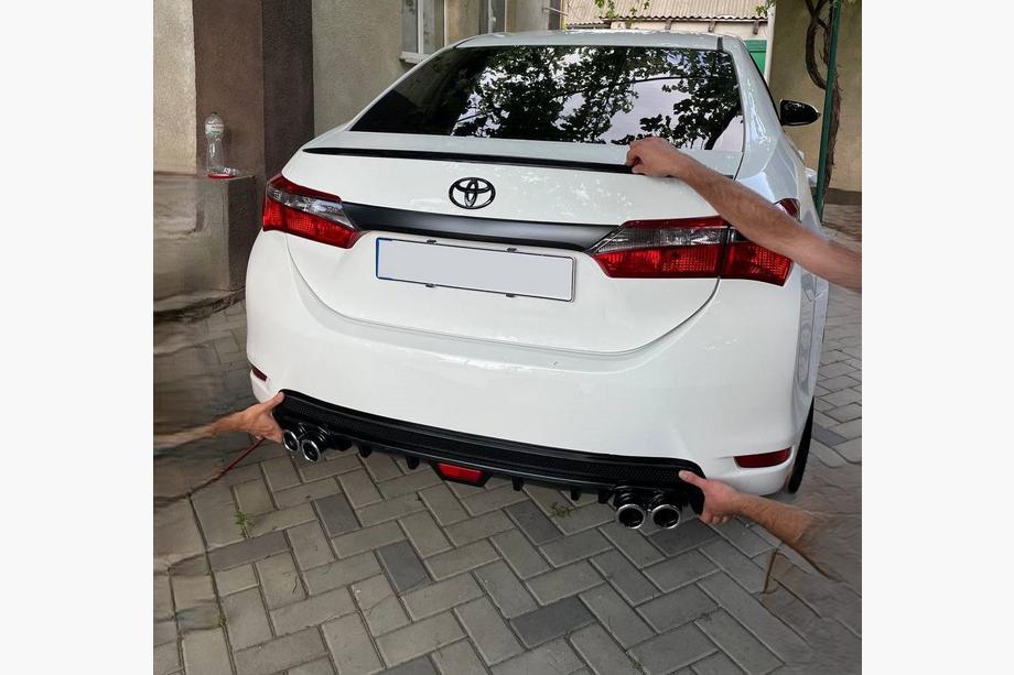 Toyota Corolla 2013–2019 Aizmugurējais difuzors V3 (1234 Upgrade) Image