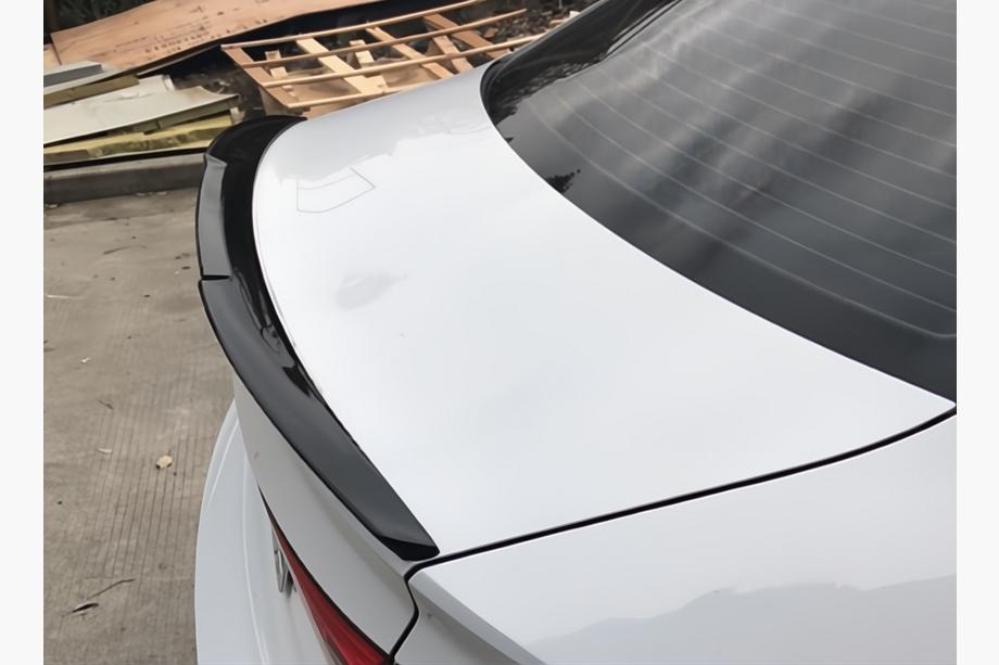 Audi A3 2012–2020 Spoileris (1234 Upgrade V2, melns) Image