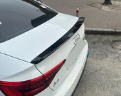 Audi A4 B9 2015–2024 LIP spoileris (1234 Upgrade, melns) foto 2
