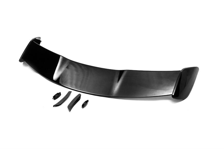 Mercedes A-сlass W176 2012–2018 LIP spoileris (1234 Upgrade, melns) Image