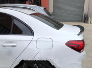 Mercedes A-class W177 2018– LIP spoileris (1234 Upgrade, melns) foto 1