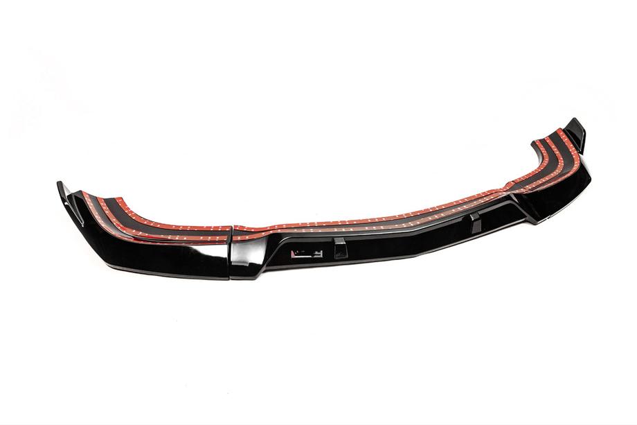 Mercedes C klase W204 2007–2015 Priekšējā bampera lūpa 1234 Upgrade (2011-2014) (melna) Foto 3