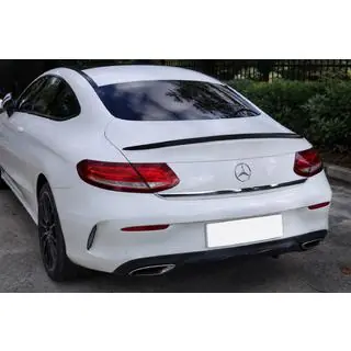 Spoileris Coupe (1234 Upgrade, melns) Mercedes C-class W205 2014–2021 foto 1