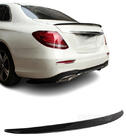 Mercedes E-klase W213 2016–2023 LIP spoileris (1234 Upgrade, melns) foto 1
