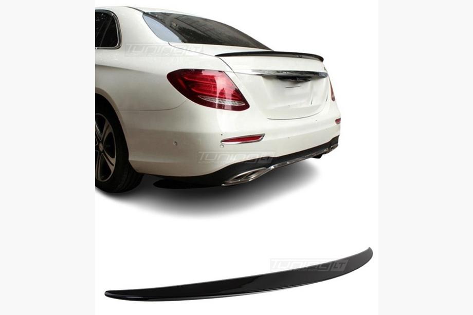 Mercedes E-klase W213 2016–2023 LIP spoileris (1234 Upgrade, melns) Image